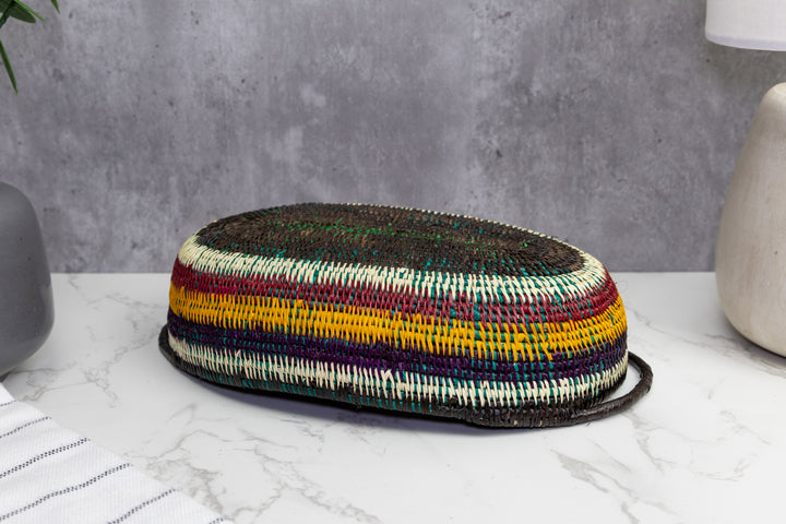 Rainforest Woven Basket Bowl
