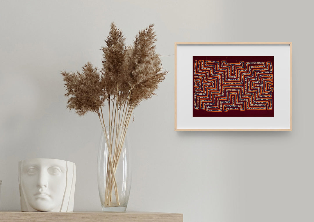 Vintage Red And Orange Special Background Material Mola