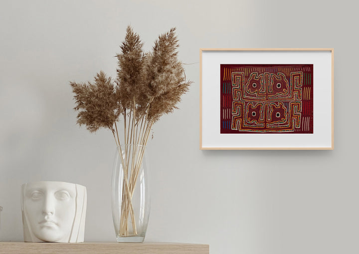 Vintage Burgundy Yapping Puppy Dog Mola