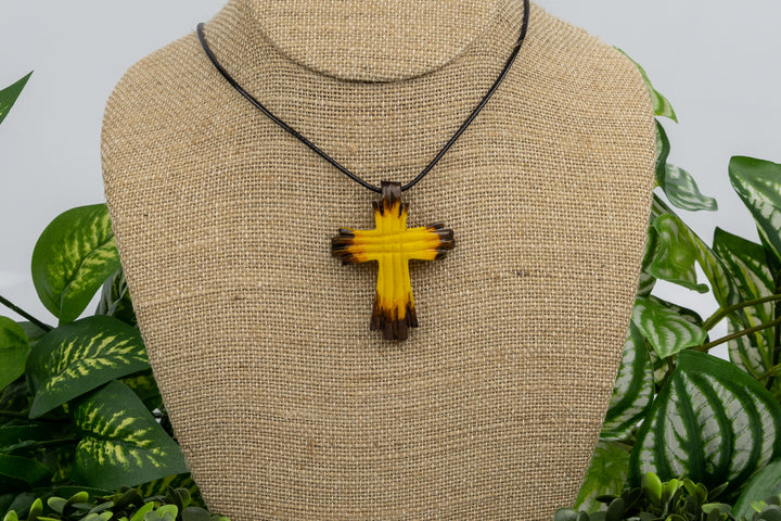 Christian Cross Tagua Necklace