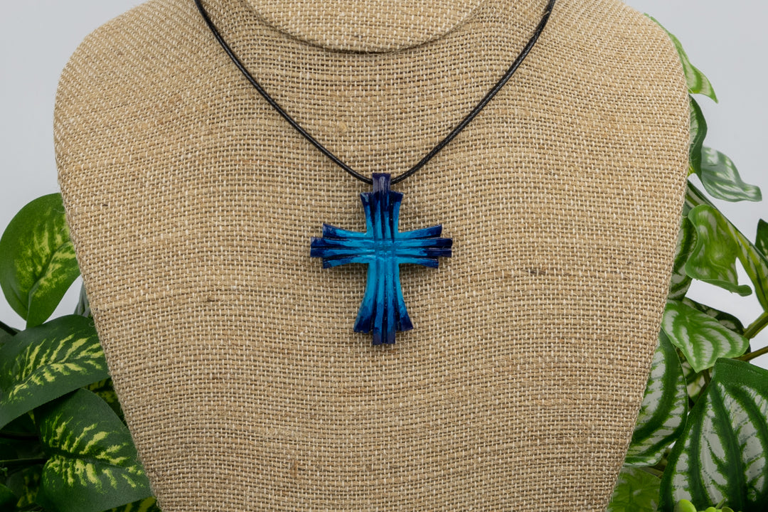 Christian Cross Tagua Necklace