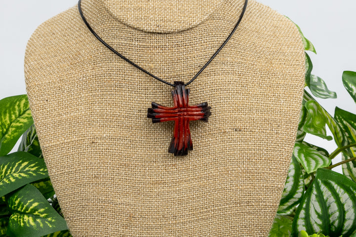 Christian Cross Tagua Necklace