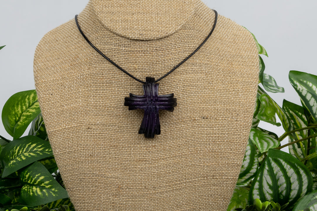 Christian Cross Tagua Necklace