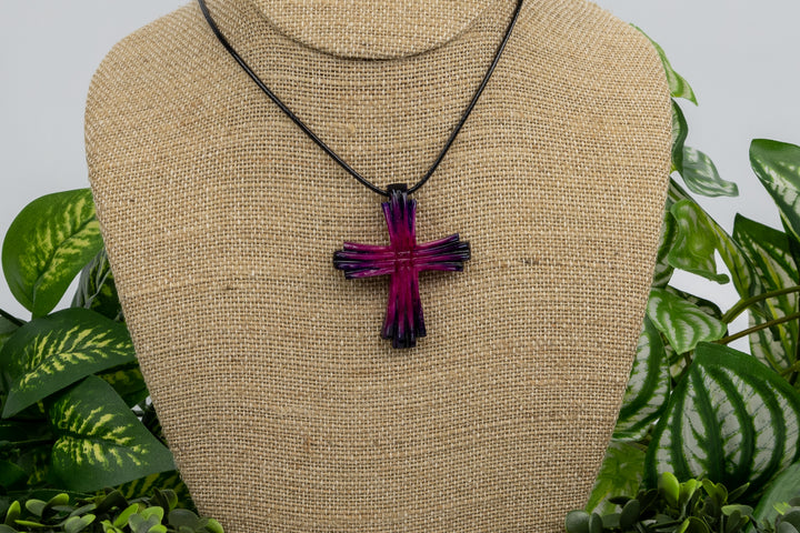 Christian Cross Tagua Necklace