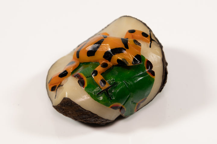 Panamanian Golden Frog Tagua Carving