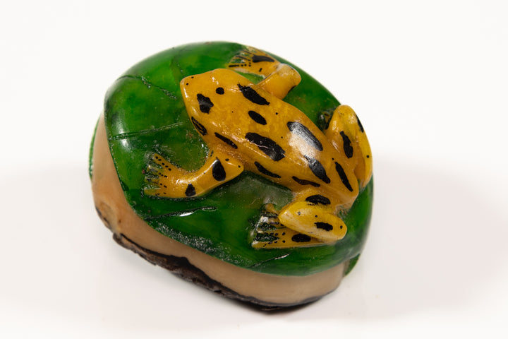 Panamanian Golden Frog Tagua Carving