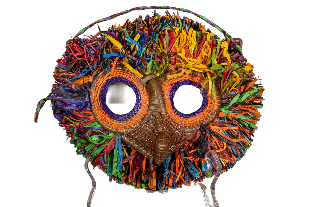 Rainbow Colors Owl Mask