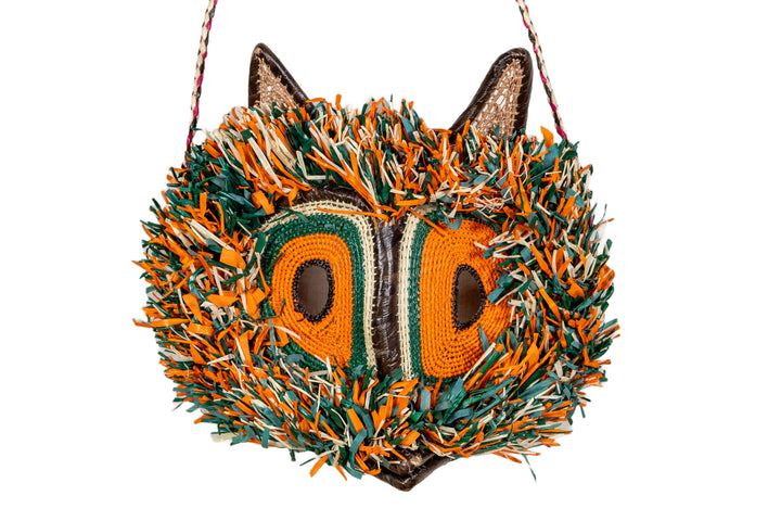 Orange-Eyed Bornean Owl Mask