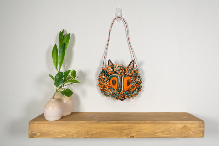 Orange-Eyed Bornean Owl Mask