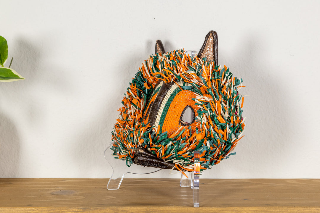 Orange-Eyed Bornean Owl Mask