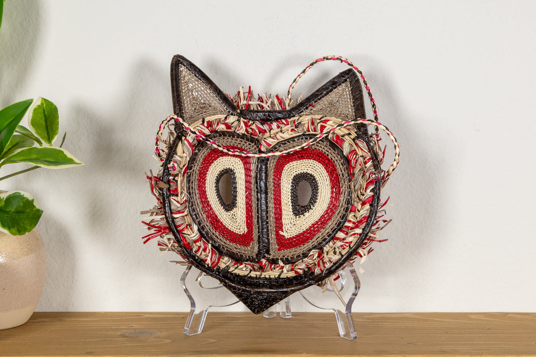 Red Barn Owl Mask