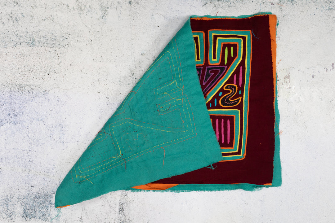 Burgundy And Green Cool Cat Mola