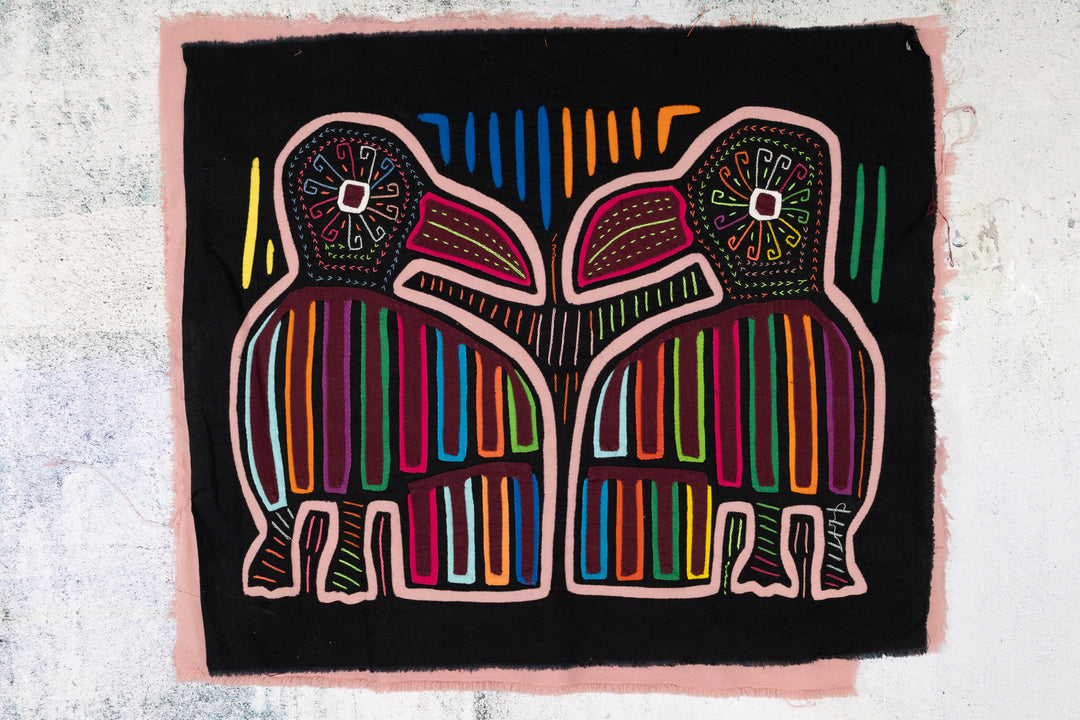 Rainbow Big Bird Double Talk Mola