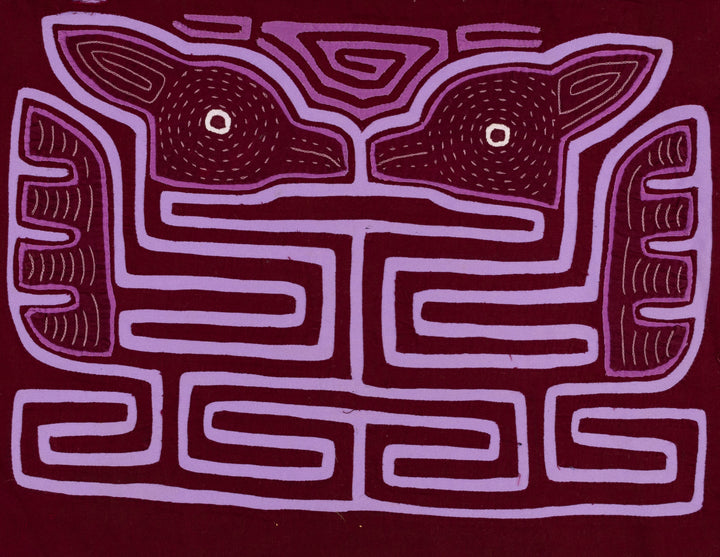 Mate To Lavender Purple Bird Optical Illusion Mola
