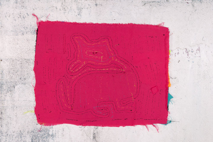 Pink Black Puppy Pooch Dog Mola