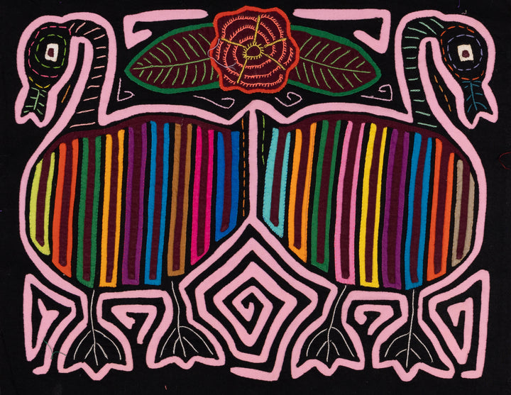 Rainbow Pink Goose Bird Mola