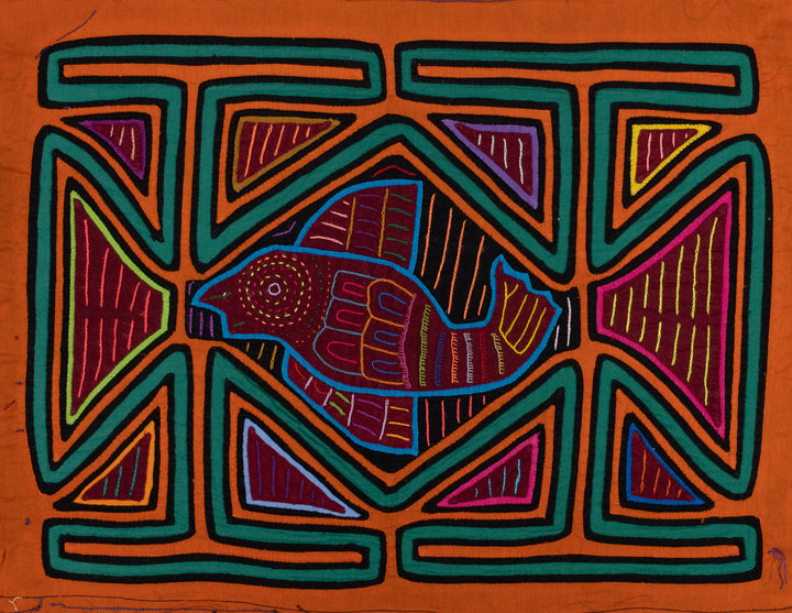 Orange Green Blue Fish Mola