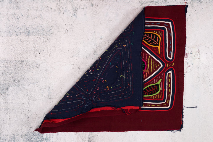 Symmetry Burgundy Parrot Bird Mola