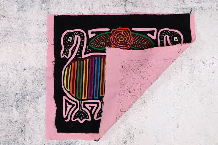 Rainbow Pink Goose Bird Mola