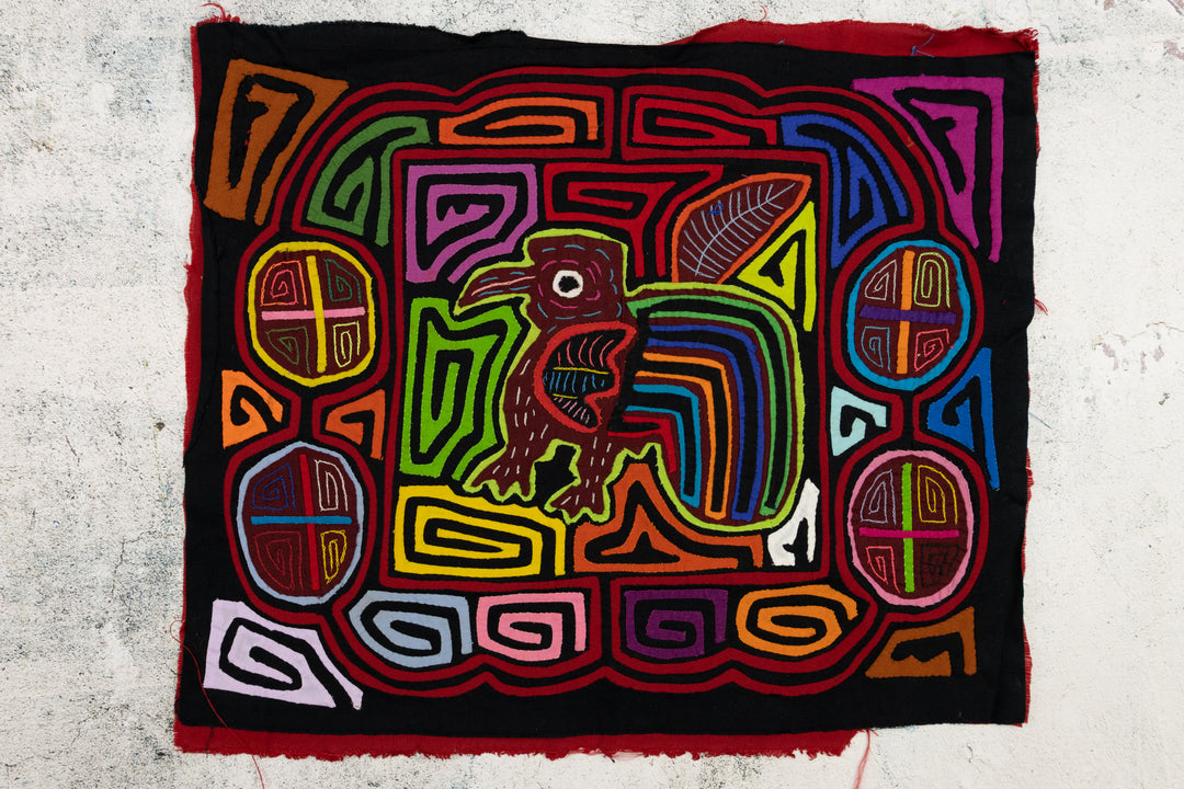 Kaleidoscope Tail Feathers Mola