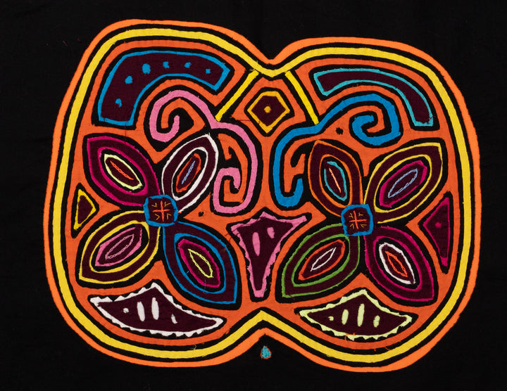 Orange Black Tropical Big Apple Mola