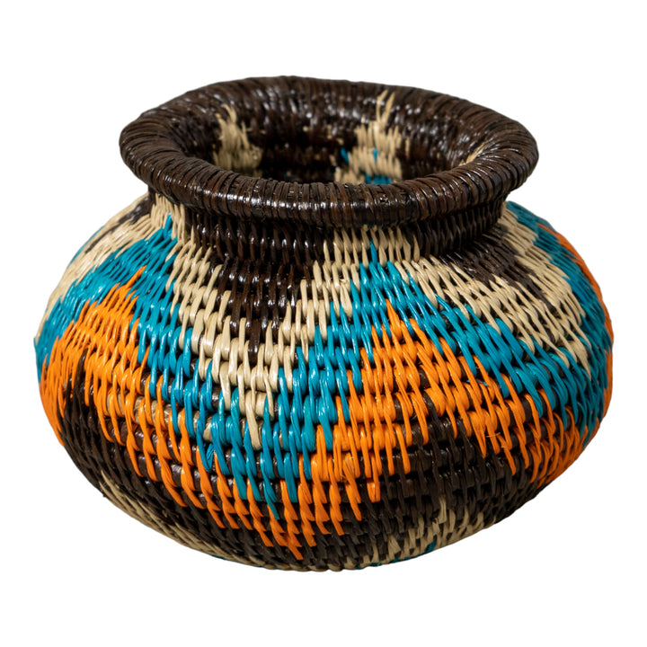 Aqua Ocean Waves Rainforest Basket