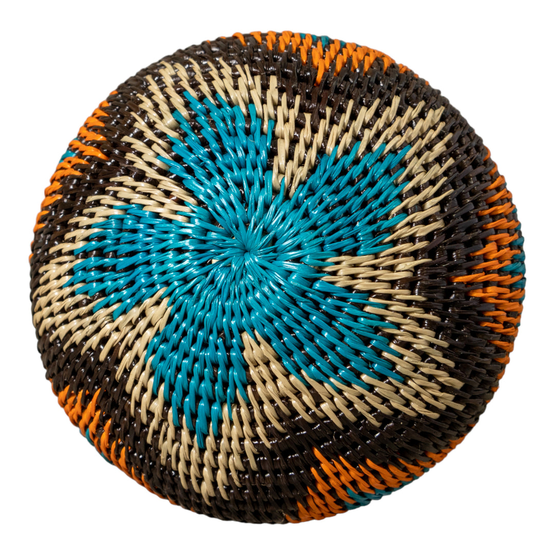 Aqua Ocean Waves Rainforest Basket