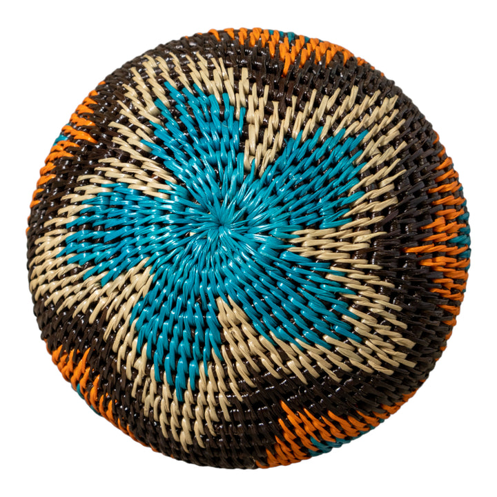 Aqua Ocean Waves Rainforest Basket