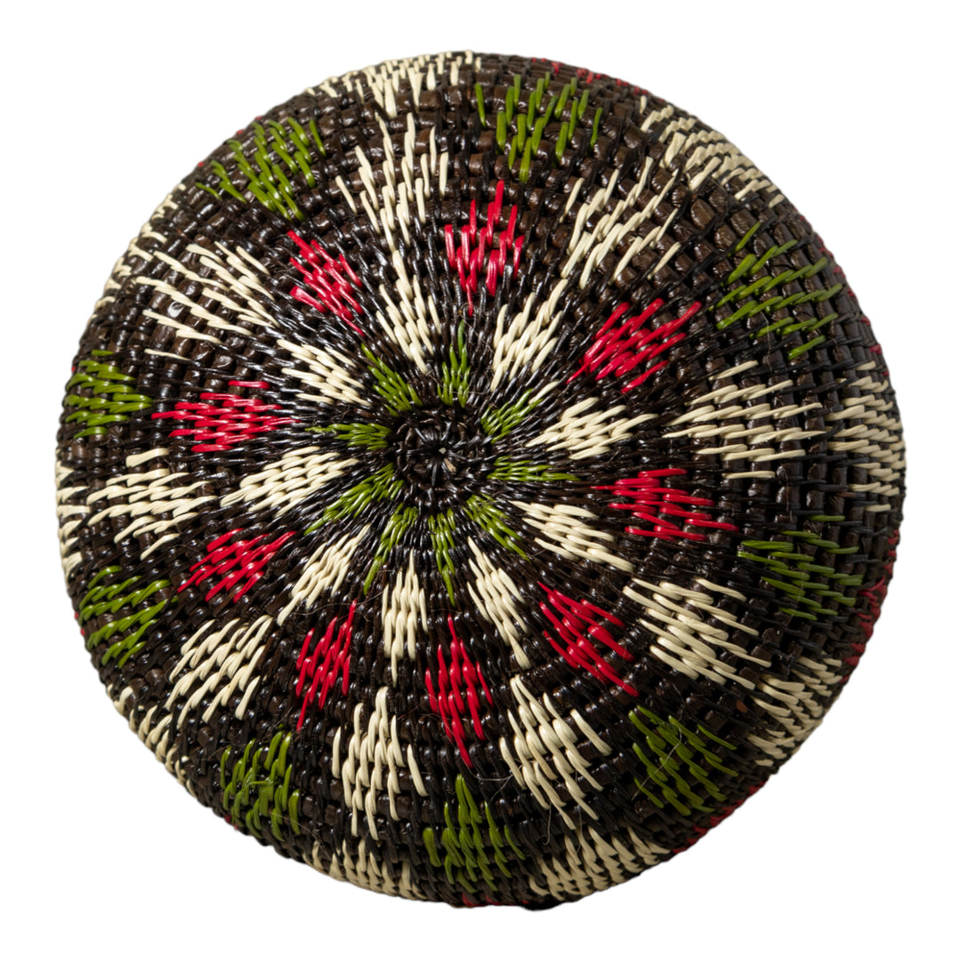 Red Green And White Christmas Rainforest Basket