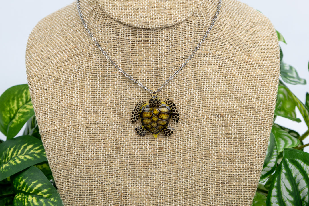 Sea Turtle Tagua Necklace