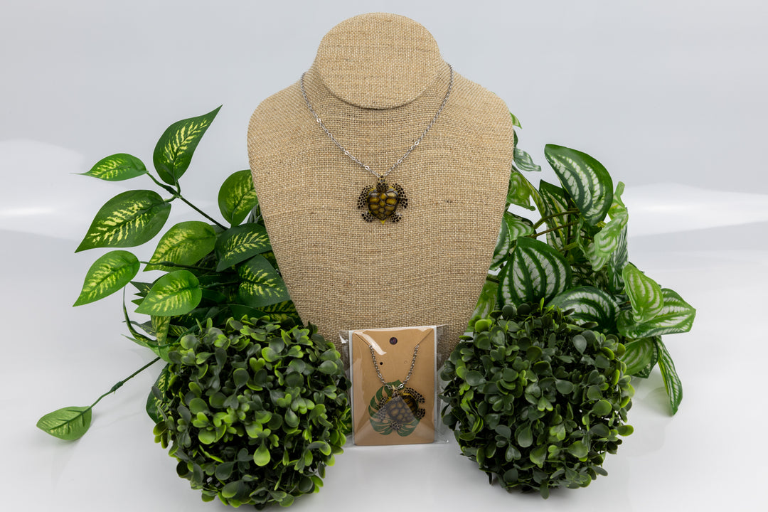 Sea Turtle Tagua Necklace