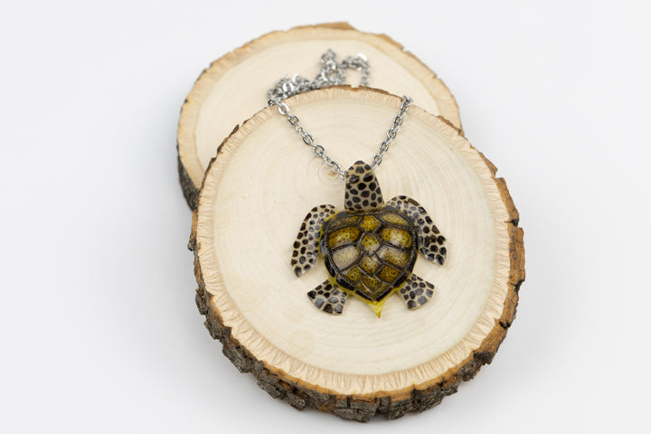 Sea Turtle Tagua Necklace