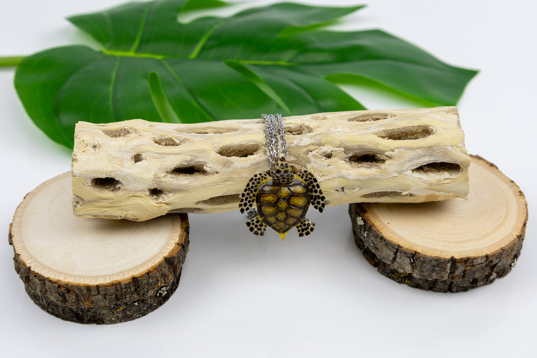 Sea Turtle Tagua Necklace