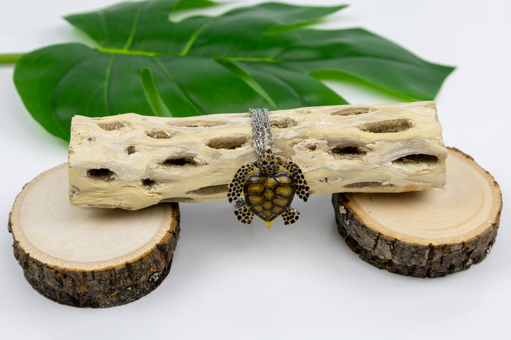 Sea Turtle Tagua Necklace