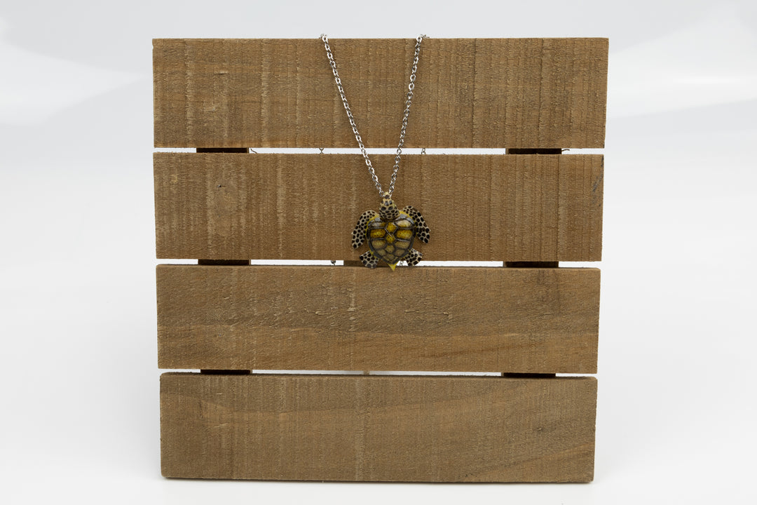 Sea Turtle Tagua Necklace
