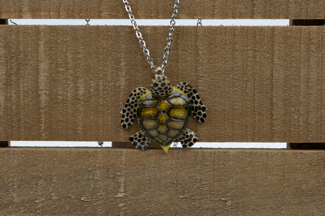 Sea Turtle Tagua Necklace