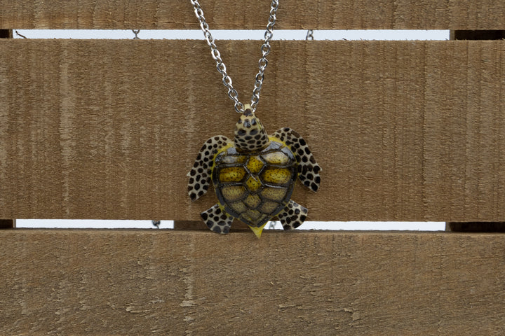 Sea Turtle Tagua Necklace