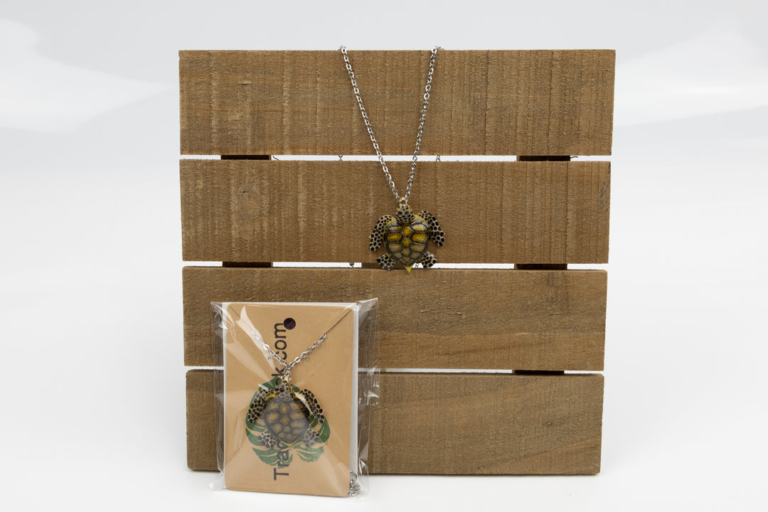 Sea Turtle Tagua Necklace