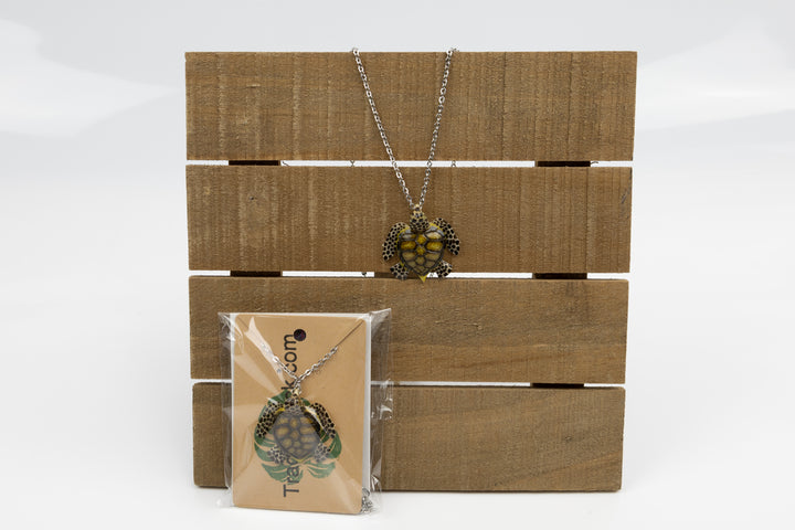 Sea Turtle Tagua Necklace