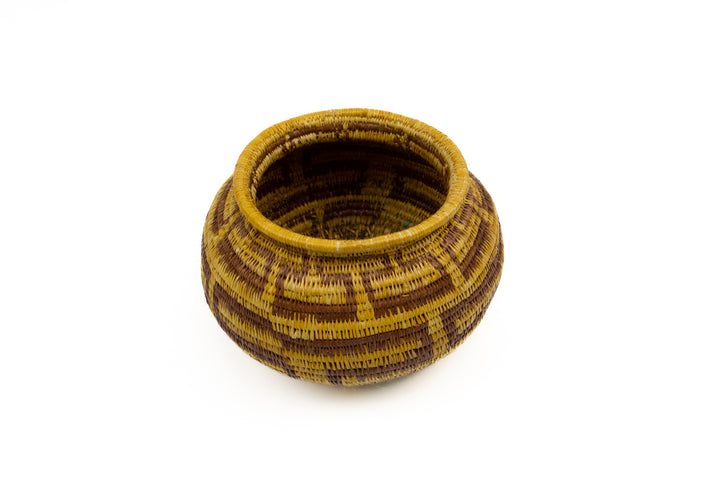 Hand Woven Vintage Basket Made By Indigenous Artisans