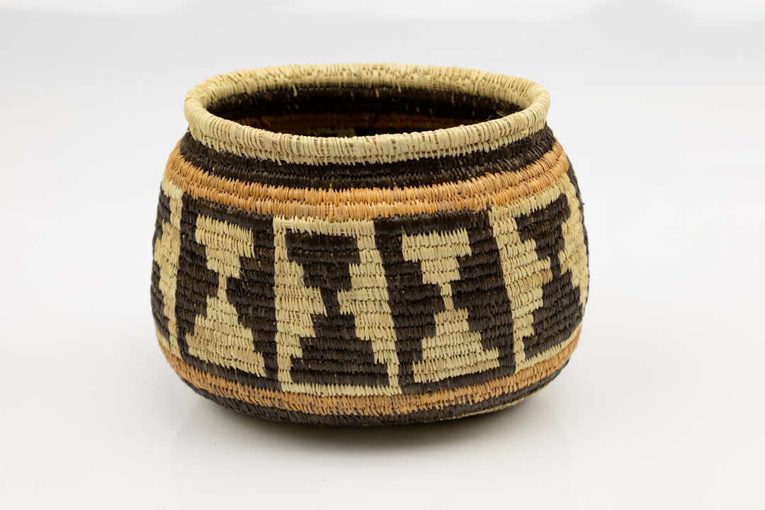 Hand Woven Vintage Basket Made By Indigenous Artisans