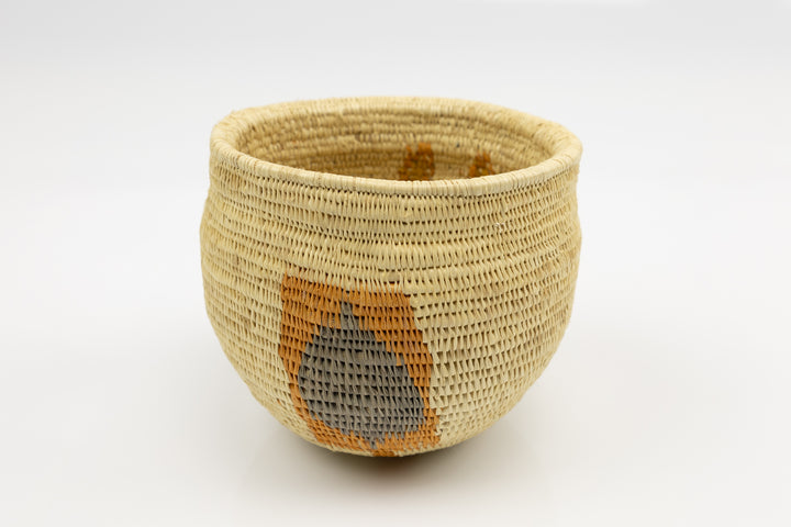 Hand Woven Vintage Butterfly Basket Made By Indigenous Artisans