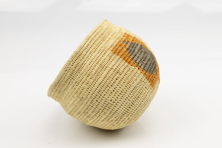 Hand Woven Vintage Butterfly Basket Made By Indigenous Artisans