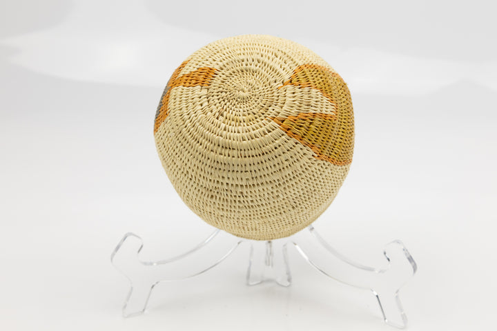 Hand Woven Vintage Butterfly Basket Made By Indigenous Artisans