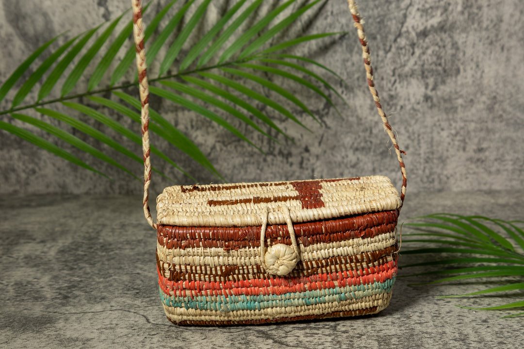Rectangular Vintage Hanging Basket