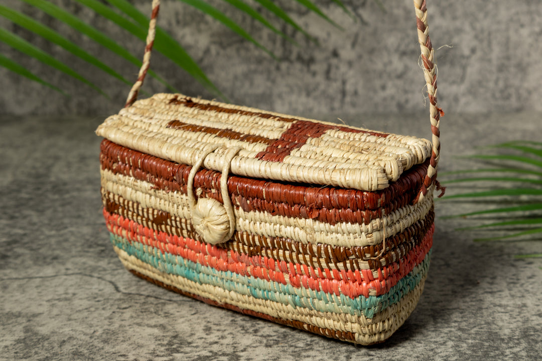 Rectangular Vintage Hanging Basket