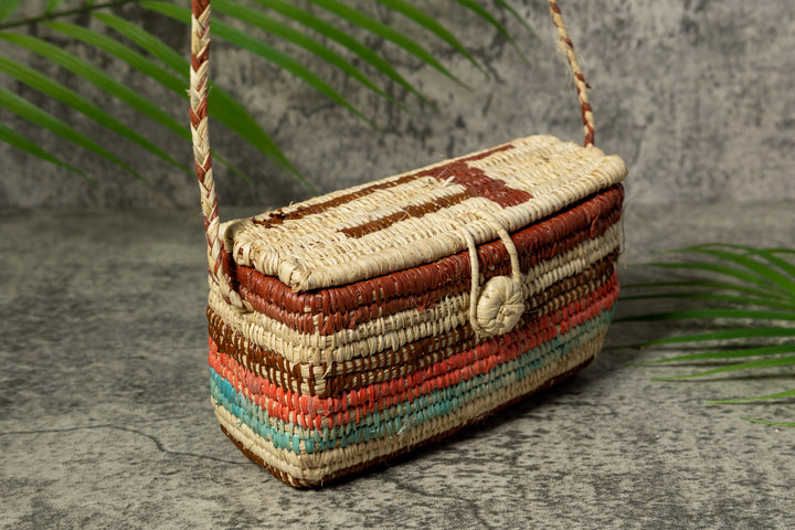 Rectangular Vintage Hanging Basket