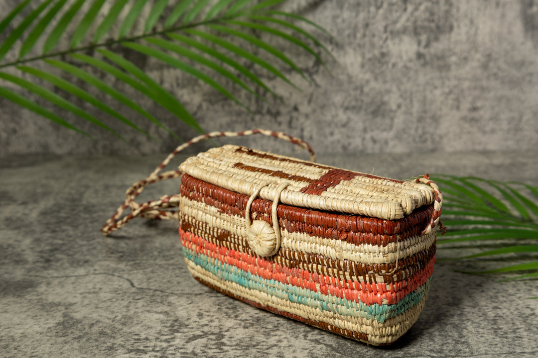 Rectangular Vintage Hanging Basket