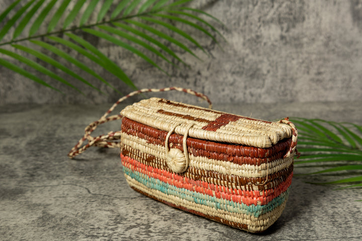 Rectangular Vintage Hanging Basket