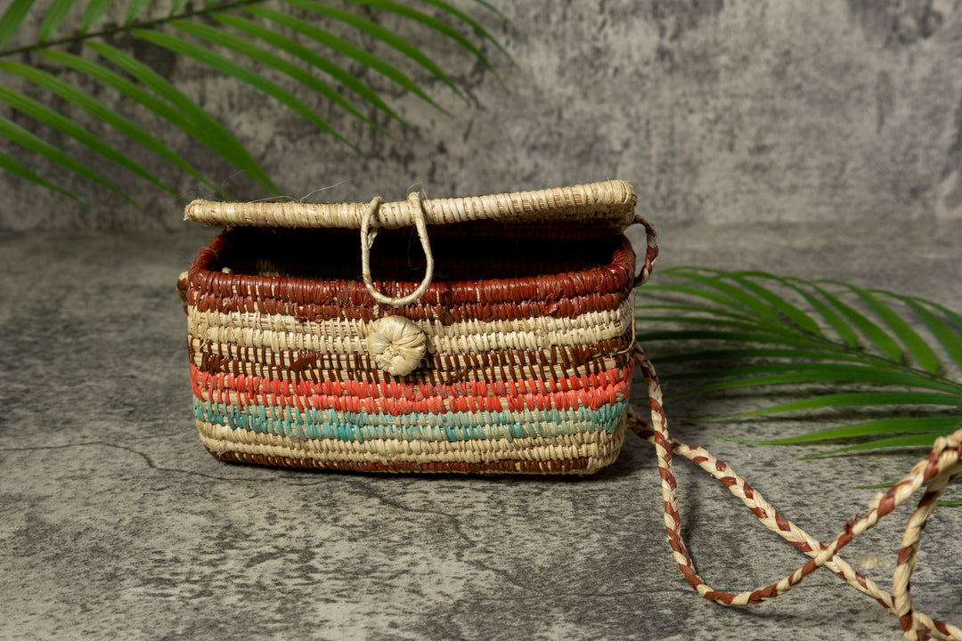 Rectangular Vintage Hanging Basket